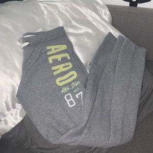 Aéropostale Light Grey Low Rise Lounge Pants